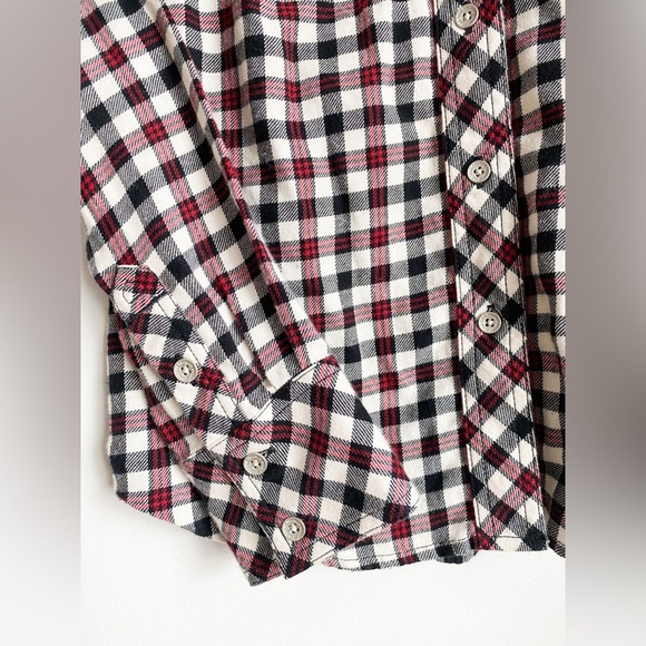 True Religion Red Gingham Plaid Checker Button Down Shirt Long Sleeves Western S - Picture 6 of 9